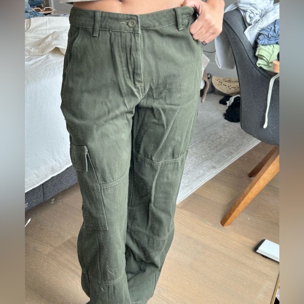 Green Cargo Pants